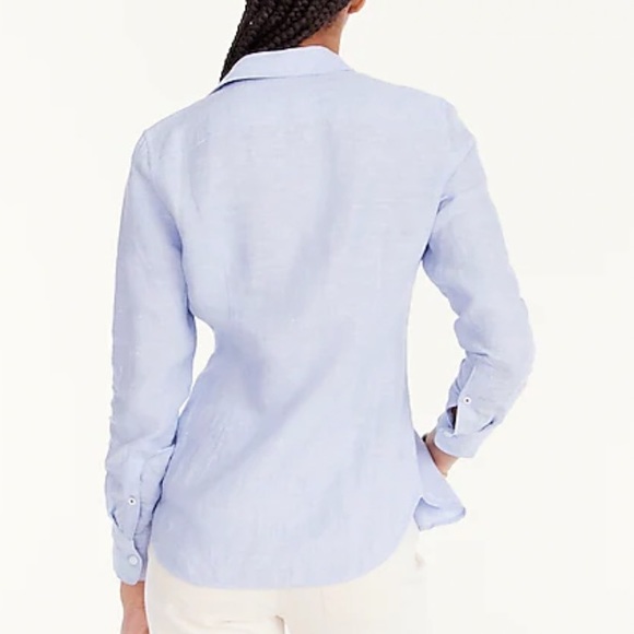 NWT JCREW Slim-fit Baird McNutt Irish linen shirt - Picture 5 of 5